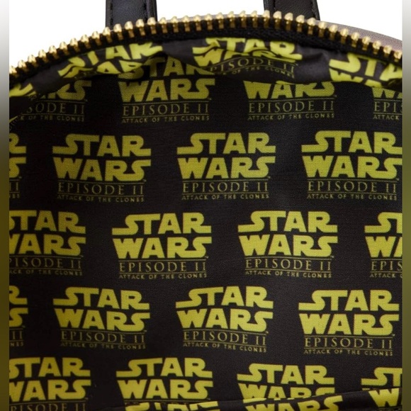 NWT Loungefly Star Wars Episode 2 Attack of the Clones scene backpack - Picture 5 of 12